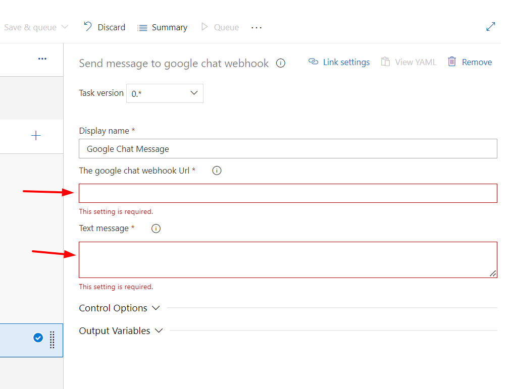 config task
